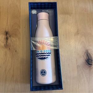 Life Is Good Blush Pink Insulated Bottle